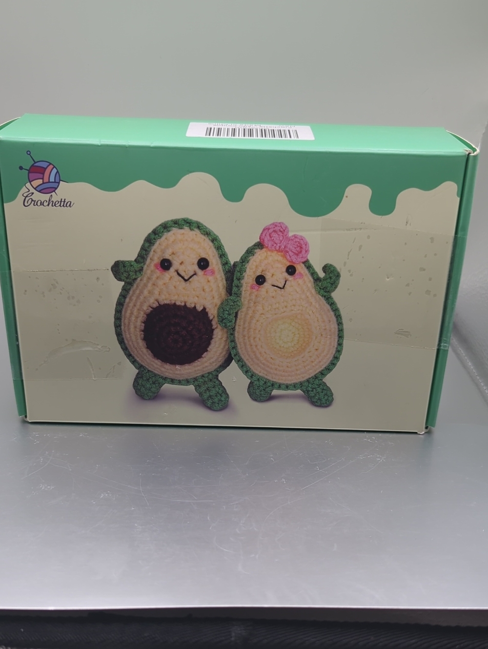 Green Avocado Plush Pair – Soft Crochet Amigurumi Set